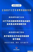 全链条扩大汽车消费再推新举措
